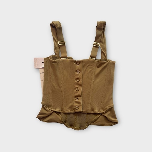 Free People X HAH Knock Out Top in Shroom - Picture 6 of 7